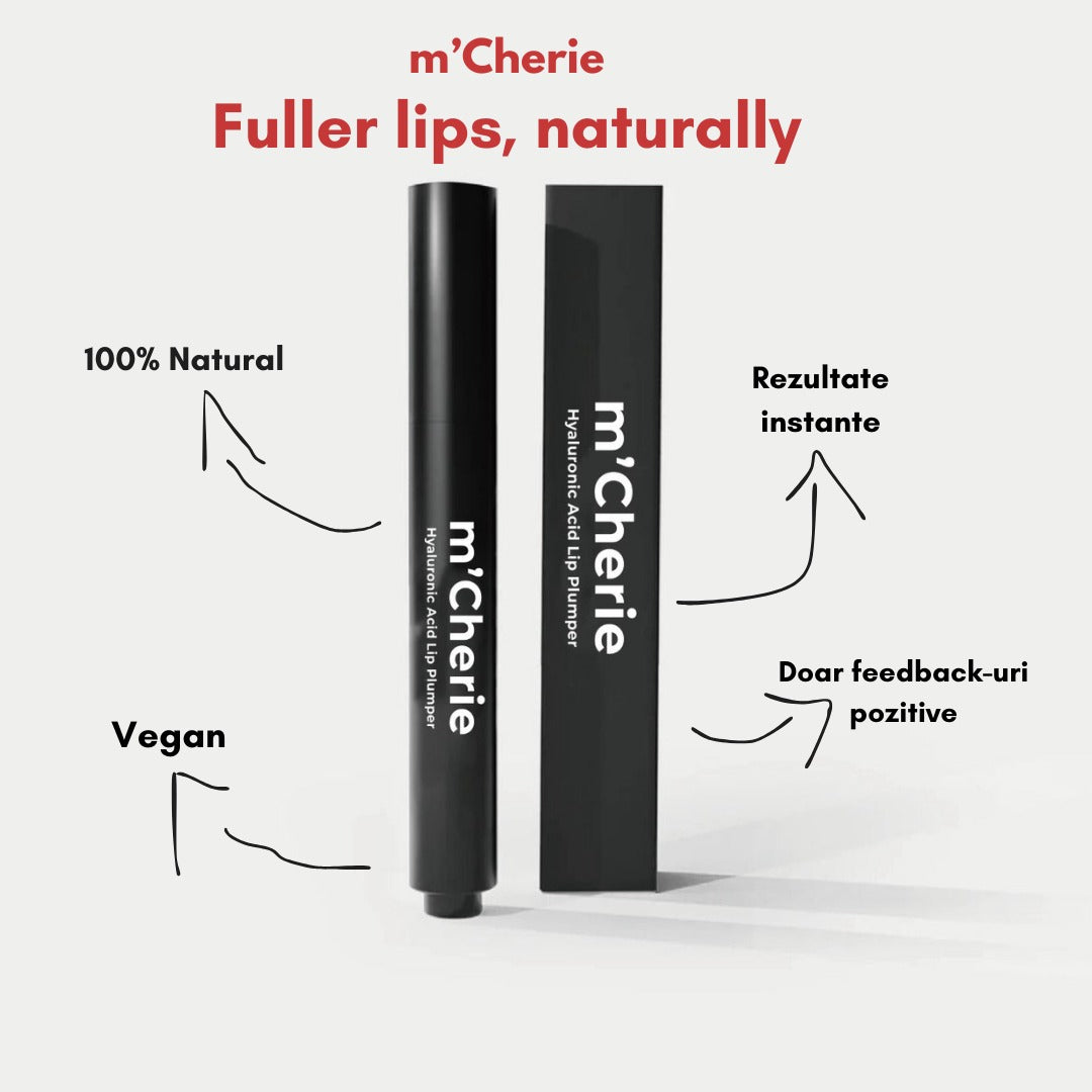 Hyaluronic Acid Lip Plumper m'Cherie 1+1 GRATIS